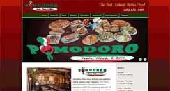 Desktop Screenshot of pomodoropastapizza.com
